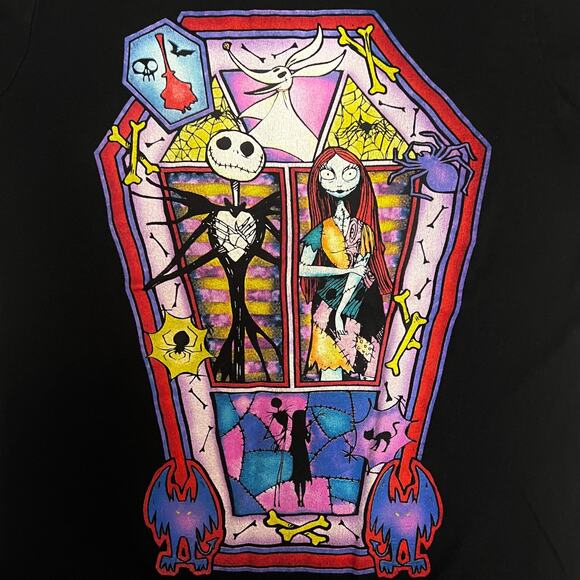 Disney The Nightmare Before Christmas T-Shirt XS Jack Skellington, Sally & Zero - Picture 2 of 7